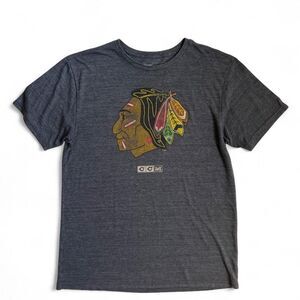Chicago Blackhawks Vintage Graphic T-Shirt Men's Large